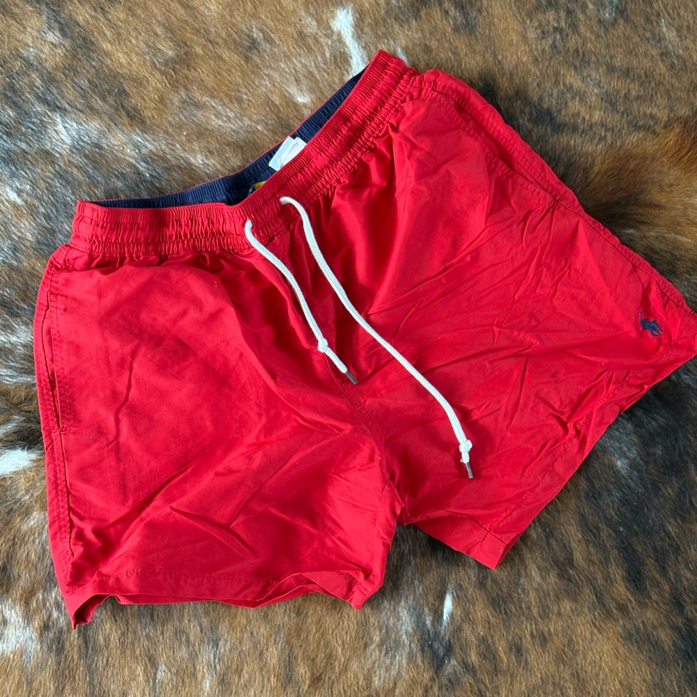 Polo Swim Shorts with Drawstring
